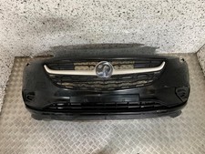 15-19 VAUXHALL CORSA E FRONT BUMPER BLACK PAINT CODE GAR/Z22C (PLS READ)