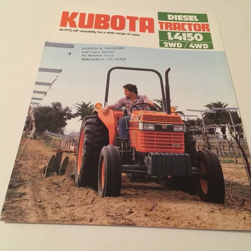 Kubota diesel tractor l4150 - diesel,