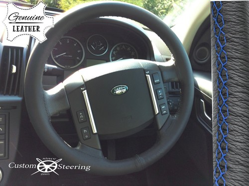 Leather steering wheel cover - wheel,