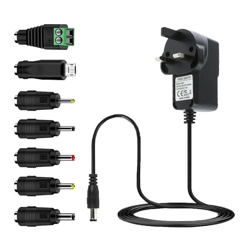 12v power supply adapter - 12v, 1a