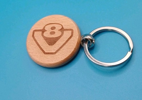 Scania truck logo keyring - v8,