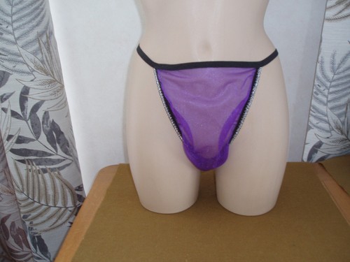 Sissy sheer nylon - nylon, tanga