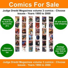 Judge Dredd Megazines volume 3 comics - Choose issues - Years 1995 to 2000