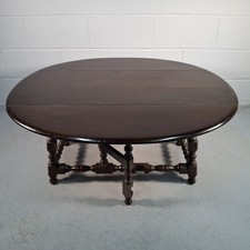 Ercol 506 Drop Leaf Supper Table Elm Top & Beech Legs Old Colonial Range Vintage