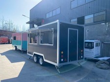 Black Double Axle Food Trailer