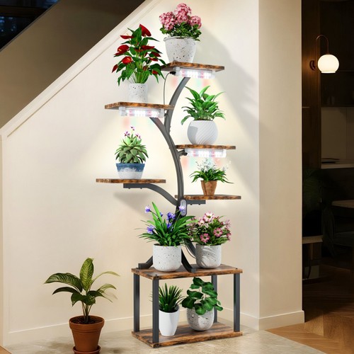 Plant stand with grow - plant,