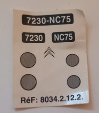 CITROEN DS - DECALS SHEET (1:18 SOLIDO)