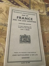 Vintage Bartholomew Map of