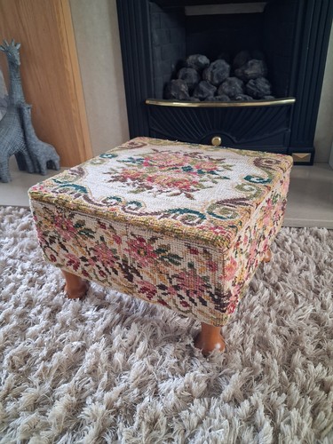 Vintage floral tapestry - floral,