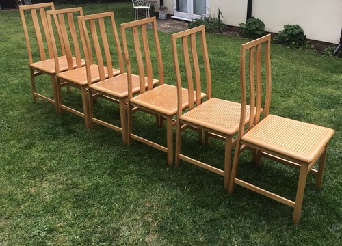 Set vintage solid oak - 6,