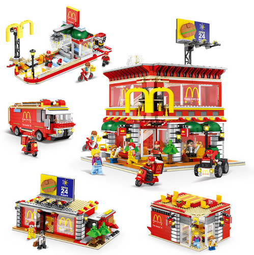 1729pcs mcdonald store - 1729pcs, mcdonald's
