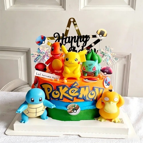 Pcs set pokemon cake - 13,