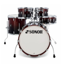 Drum Kit Sonor AQ2 Series 7ply Maple Studio, Brown Fade