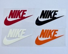 4 x Transfers 5cm X 3cm Nike Swoosh Tick Sports Logos Iron On Various Colours
