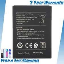 V3760T - New 2800mAh 3.8V Battery for Nokia V3760T Mobile Cell Phone + Tools