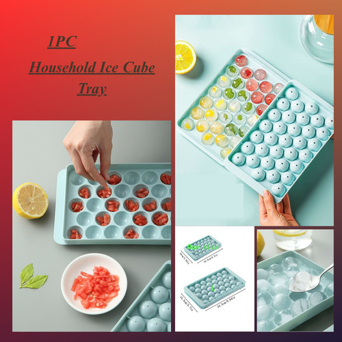 Ice cube tray with - cube, lid