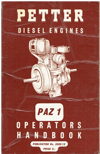 Petter paz1 diesel engine - petter,