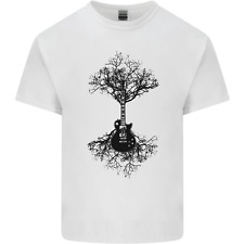 Electric Guitar Tree & Roots Guitarist Kids T-Shirt Childrens