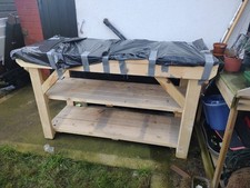 wooden work bench 5' x 2'1" x
