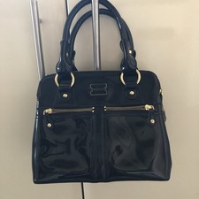 Black Patent Modalu Pippa Bag
