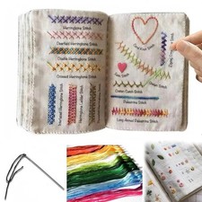 DIY Sewing & Embroidery Book, Stitching Instructions for Beginners & Enthusiasts