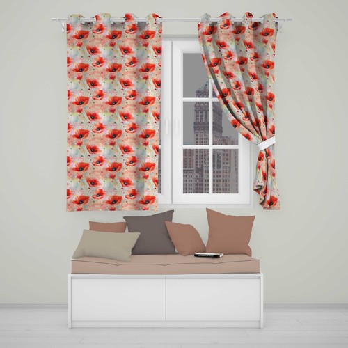 Blackout eyelet curtains - blackout,