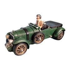 VINTAGE BENTLEY RACING CAR MODEL LARGE RESIN 15 INCHES 
