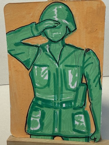 Aceo original art card - original,