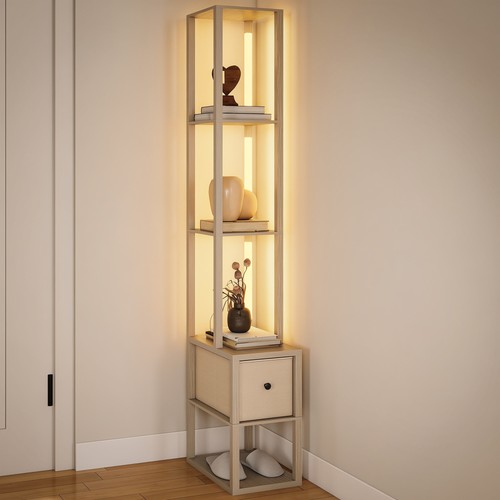 Homcom floor lamp with - homcom,