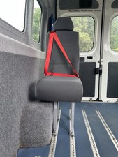 Koller 2013 Peugeot Boxer Mini Bus Seats - Grey With Fire Red Seat Belts