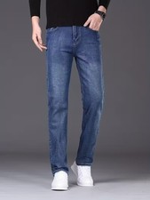 JEANS WEAR MEN'S 36" BLUE STRETCH DENIM STYLE JEANS WAIST 36-38" INSIDE LEG 31"