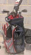 Ping Golf Clubs bag And Trolley 