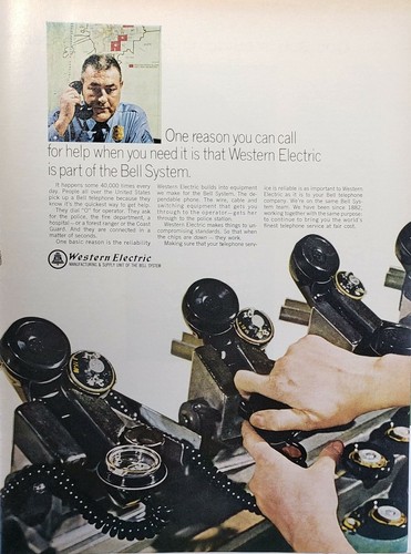 Vintage western electric print - vintage,