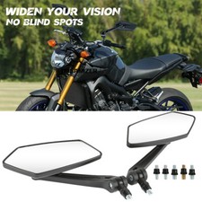 Pair Motorcycle Rearview Mirror Universial For Cafe Racer Adjustable Side Mirror
