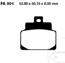 Brake pads sfac301 fits - brake,