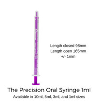 1ml Oral Syringe - Pack of 5