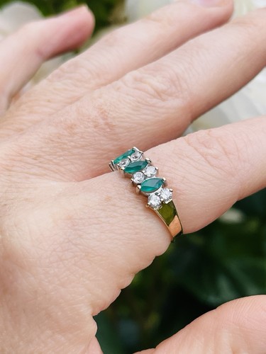 Vintage 9ct gold genuine - vintage,