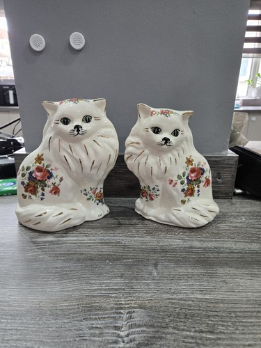 Pair staffordshire mantel - staffordshire,