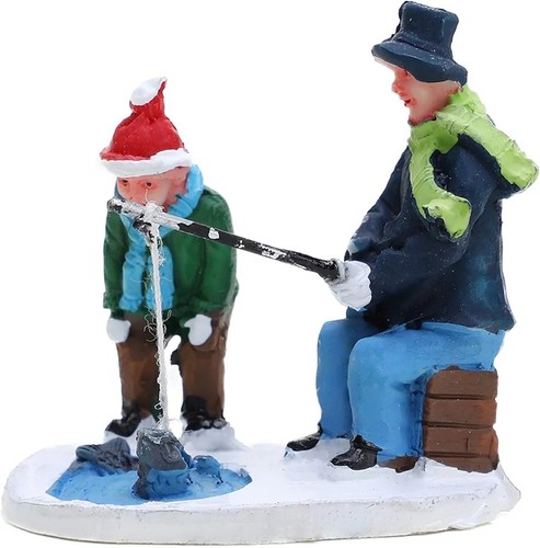 Christmas village scene - village,