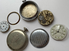LOT VINTAGE POCKET WATCH PARTS