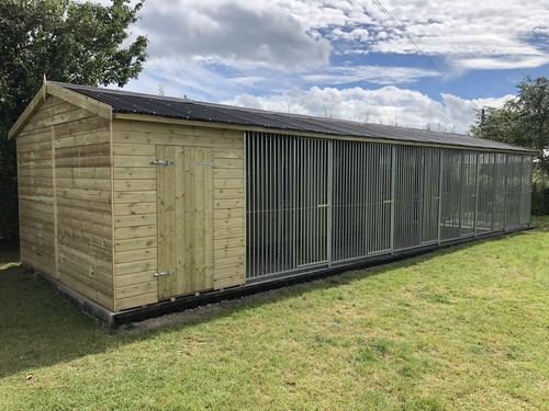 Modular dog kennel - block, &