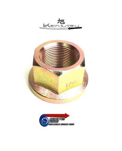 Kenjutsu gold black front hub - front,