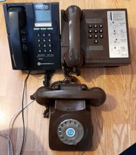 BUNDLE of 3 Vintage phones 1 retro rotary phone and 2 Payphone FREE P&P