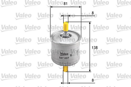 Valeo 587007 fuel filter for - valeo,