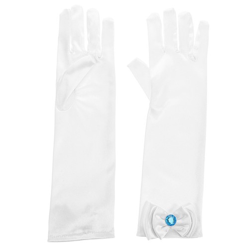 Kids long satin - kids, white