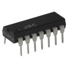 JRC NJM2059D DIP QUAD OPERATIONAL AMPLIFIER *vy