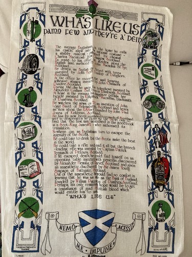 Beautiful scottish 100 cotton - scottish,