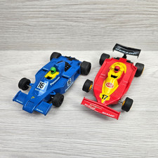 2x Scalextric F1 Slot Cars Dunlop & Panasonic C472 C473 #16 #17
