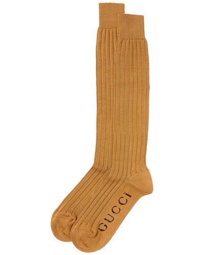 Gucci socks men brown m - socks, men's
