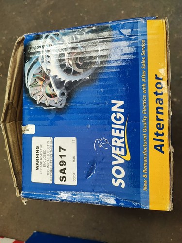Sovereign sa917 alternator - ,